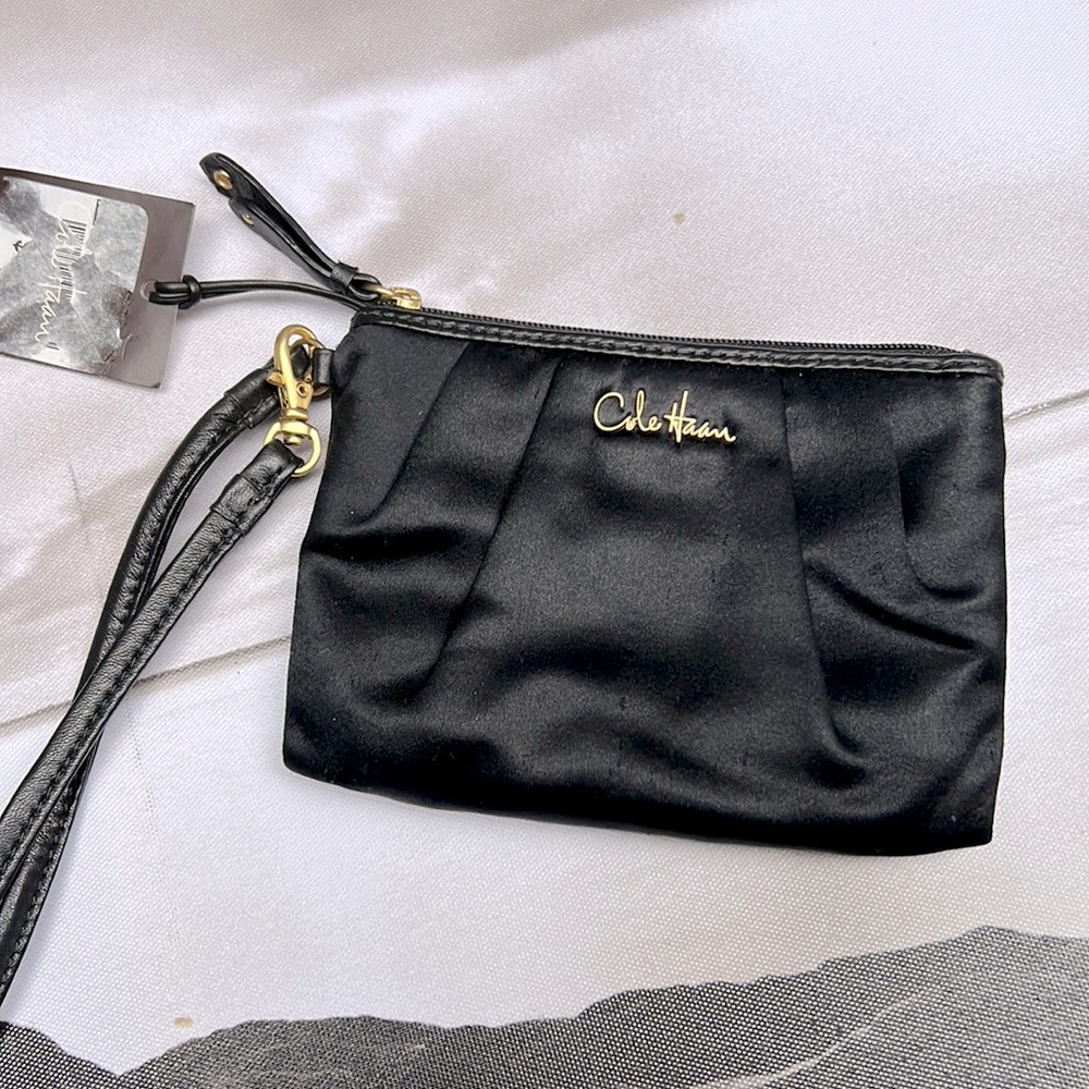 Cute Cole Haan mini black clutch